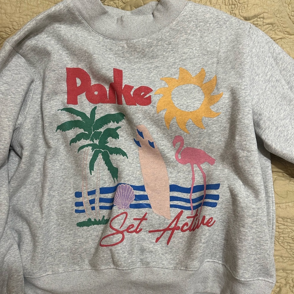 Gray Parke Set Active Sweatshirt